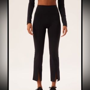 Girlfriend Collective Luxe Collection Split Hem Pants